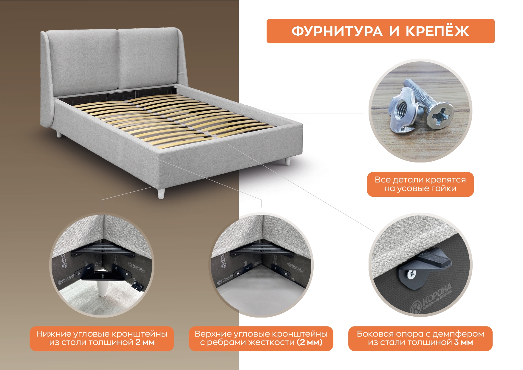 Кровать «MICHELE» («МИШЕЛЬ») — купить в Ульяновске 